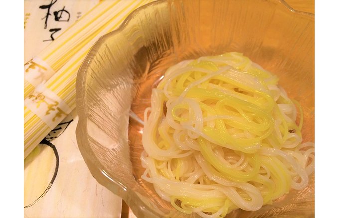 創業寛永12年（1635年）朝廷・将軍も絶賛！「五色そうめん」